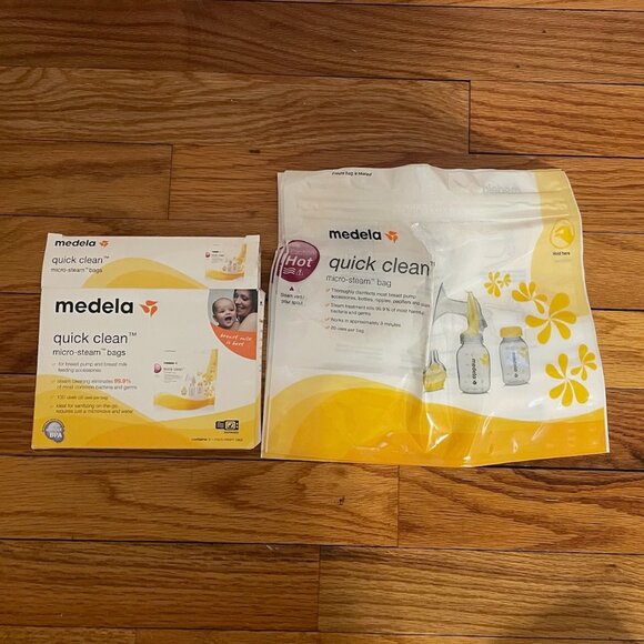 Assorted Baby Bottle + Sterilizer Bags 4+ Piece Lot - Picture 5 of 6